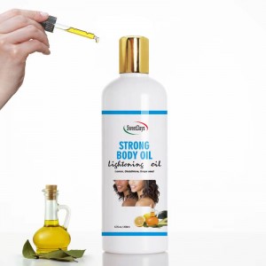 OEM Body Lightening Oil with Glutathione Kojic Acid Grape Seed for Skin Whitening and Peeling Body Whitening Oil