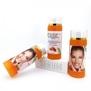 Private Label Whitening Serum Glutathione Arbutin Papaya Vitamin C Lightening Serum Oil With Kojic Acid in Skin Care Serum