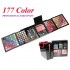 In stock Professional Makeup Kit 177 Colors Eye Shadow Palette Cosmetics Products Glitter Matte Shimmer Eyeshadow Powder