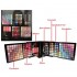 In stock Professional Makeup Kit 177 Colors Eye Shadow Palette Cosmetics Products Glitter Matte Shimmer Eyeshadow Powder