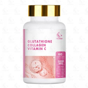 Private Label Hot Selling 5000mg Pill Softgel Ultra Whitening Skin Glutathione Liposomal L-Glutathione Capsule High Collagen
