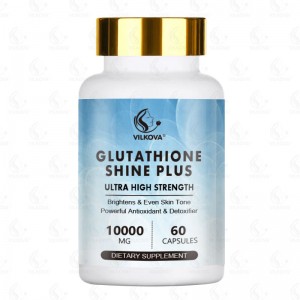 OEM High Strength L-Glutathione Liposomal Herbal Supplements Vitamin C Capsules for Gluta Shine Skin Whitening Supplements