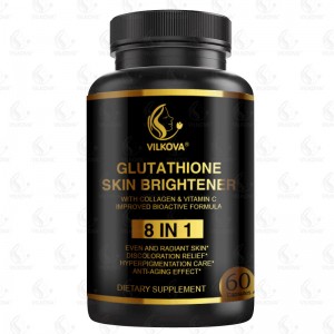 High-Dose Glutathione Collagen Vitamin C Whitening Pills Private Label Herbal Beauty Supplements for Effective Skin Lightening