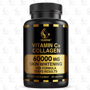 Private Label Hot Selling L-Glutathione Capsule With Vitamin C Pills Brightening Skin Beauty Whitening Supplements