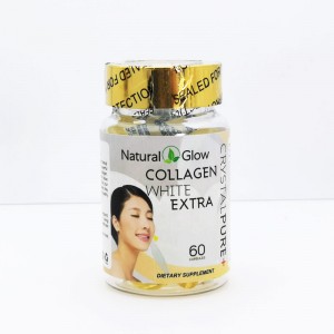 Private Label Pearl Skin Whitening Anti-aging Skin Revitalize Vitamin E Vitamin C Collagen Capsules