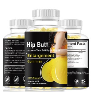 OEM ODM Hip Butt Increase Hip and Butt Enlargement Products Hip Enlargement Gummies