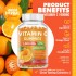 Private Label Vegan Biotin Hair Vitamins Gummies Skin Growth Vitamins and Supplements Vitamin Gummies