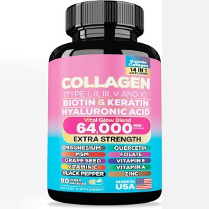 OEM/ODM Wholesale Collagen & Biotin Capsules Skin Whitening Health Products Dietary Supplements Capsule