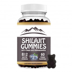 OEM/ODM Shilajit Gummies & Organic Gummies Himalayan for Energy Support and Brain Memory