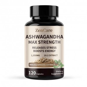 Custom Organic 1050mg Ashwagandha Extract Maca Root Capsule