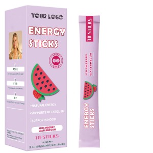 Customized Energy bar Beverage Powder Supports Metabolism Flavored Energy Sticks Natural Antioxidant Powder Drink