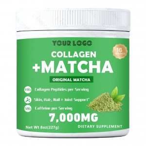 Customized Formula Collagen Matcha Powder Matcha Is Rich in Antioxidants Collagen Peptides to Support Healthy Skin,bones, Joints