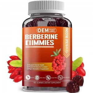 Berberine Supplements Hot Selling OEM Private Label Promote Immune Support Berberine Gummies