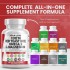 OEM/ODM COQ10 Omega 3 Vitamin K2 D3 10in 1 Blend Vitamin Minerals Heart Support Antioxidants Supplements Capsules