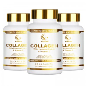 OEM Collagen Capsule with Hyaluronic Acid Vitamin C Beauty Anti-Aging and Antioxidant Pill for Adults Not for Pregnant Women
