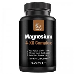 OEM Pre-Workout Muscle Builder Supplement Magnesium Capsules with Panax Ginseng Extract Healthcare Candy Dosage