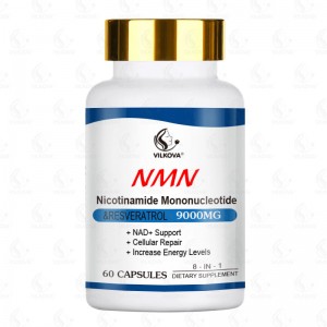 OEM NMN Herbal Supplements Anti-Aging Glutathione Resveratrol Reduced Skin Whitening Capsules