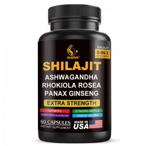 In stock Shilajit & Ashwagandha Extra Strength Dietary Supplement 60 Capsules for Adults
