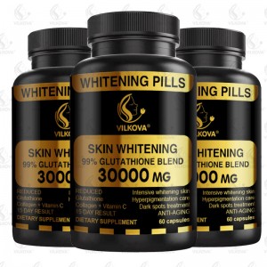 Private Label Higher Dose Skin Whitening Capsules L-Glutathione & Vitamin C Powerful Whitening for Adults Private Label
