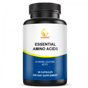 Private Label Vegan Amino Acid Capsules Overall Health Supplement for Athletic Recovery Essential EAAs
