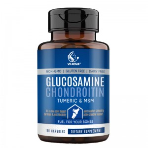 Private Label Joint Mobility Turmeric Glucosamine Chondroitin Capsules Complex Vitamins and Minerals