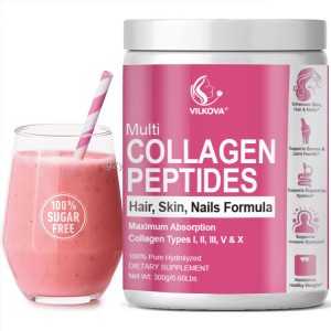 OEM/ODM Best Selling Proprietary Brand Hydrolyzed Collagen Peptide Powder Containing a Mixture of Collagen and Probiotics